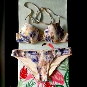 🐬🌸VS Snakeskin Print Bikini 🐍🌊